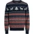 Jack & Jones Heren kersttrui jjxmas snowball blauw/rood