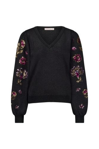 Studio Anneloes Female Truien Milly Flower Sequins Pullover 12255