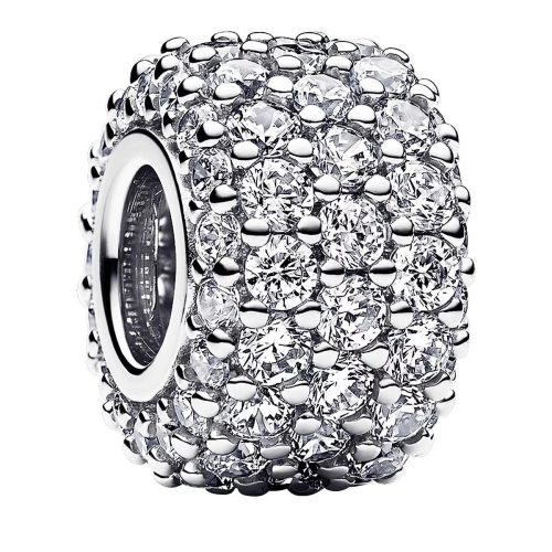 Pandora Charms – Sterling silver charm withcubic zirconia in silver