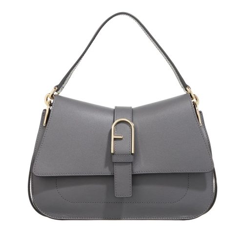 Furla Crossbody bags – Furla Flow M Top Handle in donkergrijs