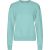 Dames sweatshirt met ronde hals Colorful Standard Classic Organic Teal Blue