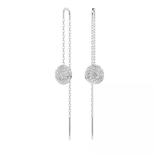 Swarovski Oorbellen – Meteora drop earrings, Rhodium plated in white