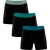 Muchachomalo Heren 3-pack bamboe boxershorts effen