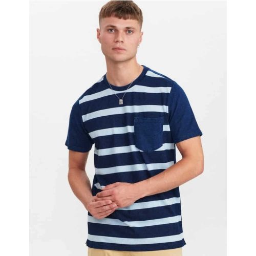 Anerkjendt Akrod y/d stripe t shirt 900370 sky captain