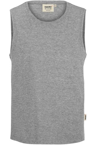 HAKRO 259 Body Fit T-Shirt ronde hals grijs, Effen