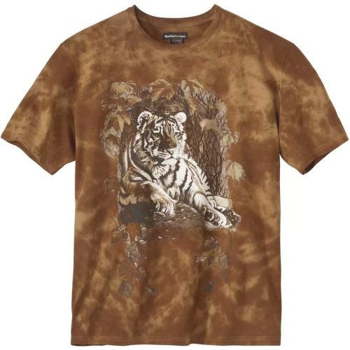 Atlas For Men Tijgerprint t-shirt heren