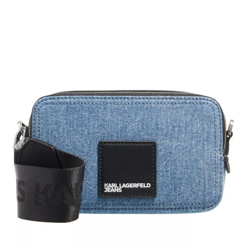 Karl Lagerfeld Jeans Crossbody bags – Box Logo Camera Bag (Denim) in blauw