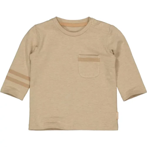 Quapi Newborn baby jongens shirt cas oatmeal melee