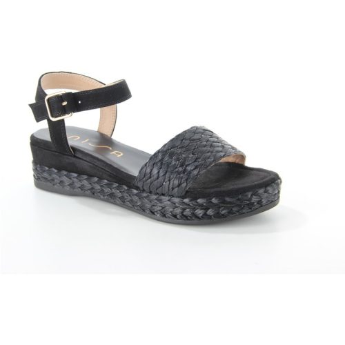 Unisa Gabir ks black dames sandalen gekleed