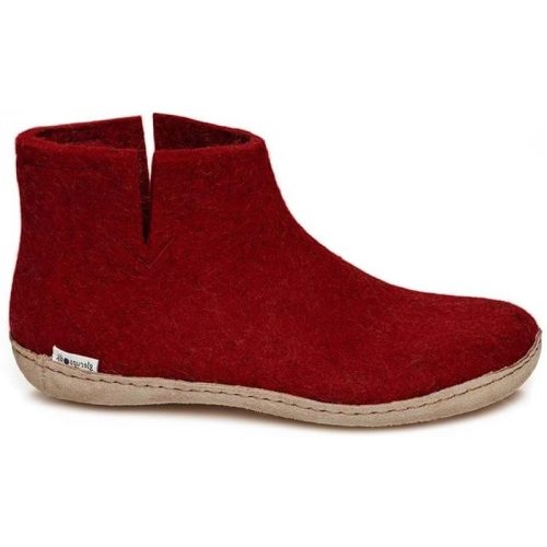 Glerups Low boot leather sole g 08-red