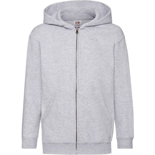 Fruit of the Loom Kinder/kids classic heather full zip hoodie