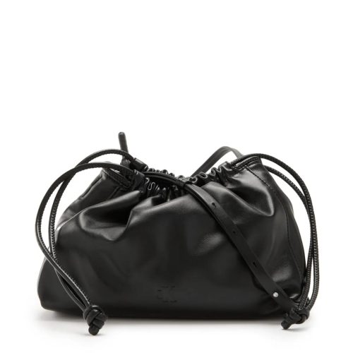 Calvin Klein Crossbody bags – Calvin Klein Gathered Schwarze Umhängetasche K60K6 in zwart