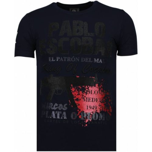 Local Fanatic Pablo escobar narcos rhinestone t-shirt