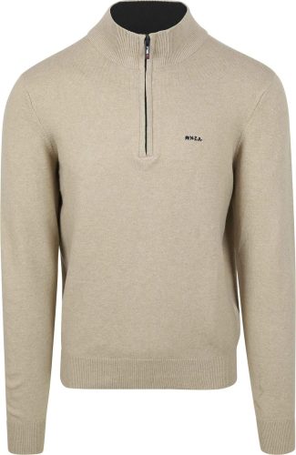 NZA Half Zip Trui Christopher Melange Sand