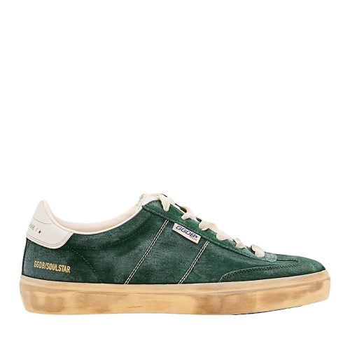 Golden Goose Low-Top Sneakers – Soul-Star Suede Sneakers in groen