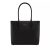 Isabel Bernard Shoppers – Honoré Lysanne Black Calfskin Leather Shoulder Bag in zwart