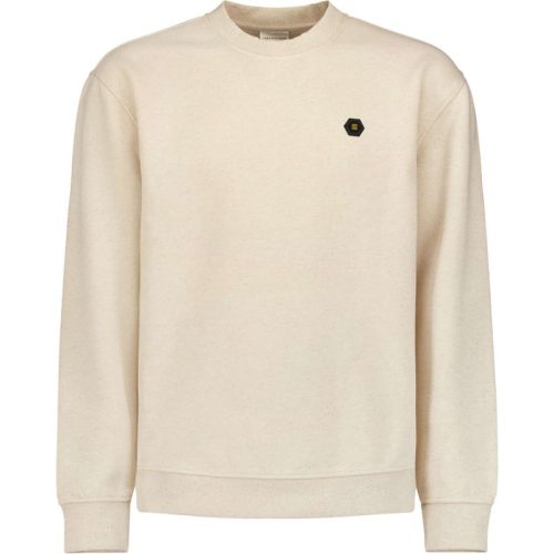 No Excess Sweater crewneck melange cement