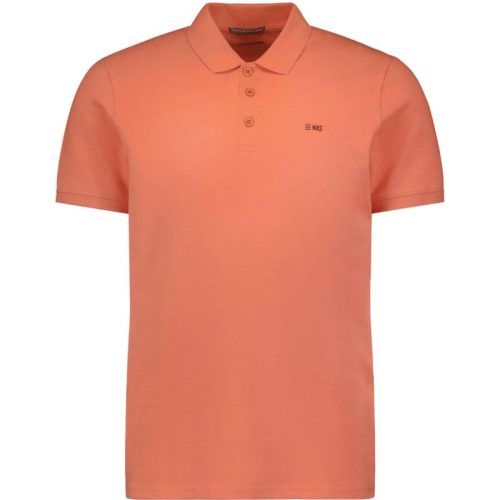 No Excess Polo korte mouw stretch melon