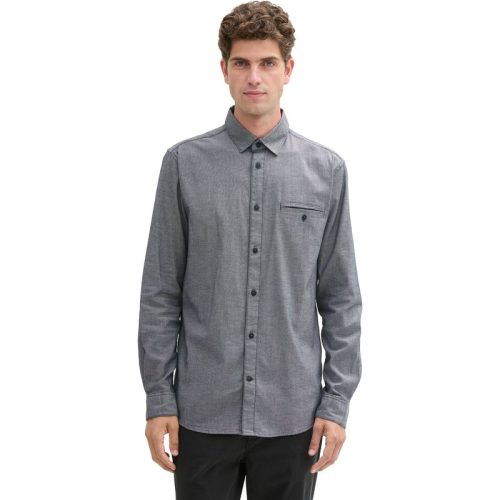 Tom Tailor Fitted structure stretch shirt