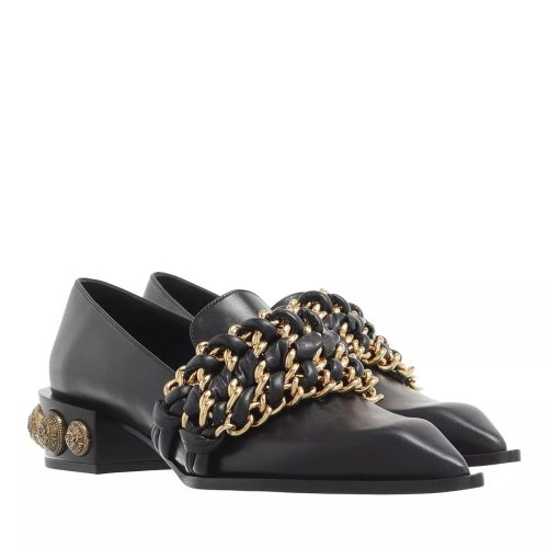 Balmain Loafers – Coin Chain Loafers Leather in zwart