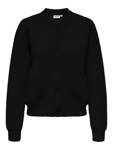 Only Onlnaomi L/s Bomber Box Swt 15336901 Vest Black