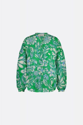 Fabienne Chapot Lexi Blouse Clt-29-bls-ss24 Blouse 0019 Green Apple/grass Is