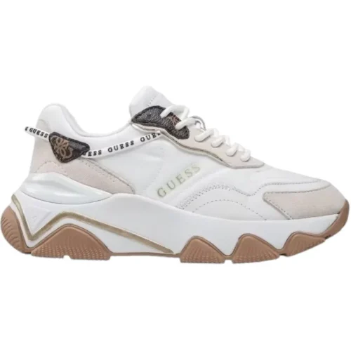 Guess Micola mixed leren sneakers