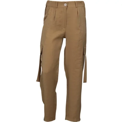 Kiestone Meisjes broek lola camel