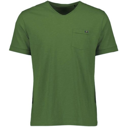 No Excess T-shirt korte mouw v-hals green