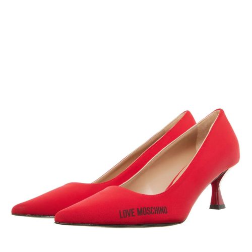 Love Moschino Pumps & high heels – Rubber Logo Scarpa Donna in rood