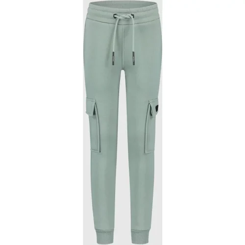 Ballin Amsterdam Sweat broek regular fit donker mint