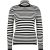 Red Button Top srb4068 roll neck black/offwhite