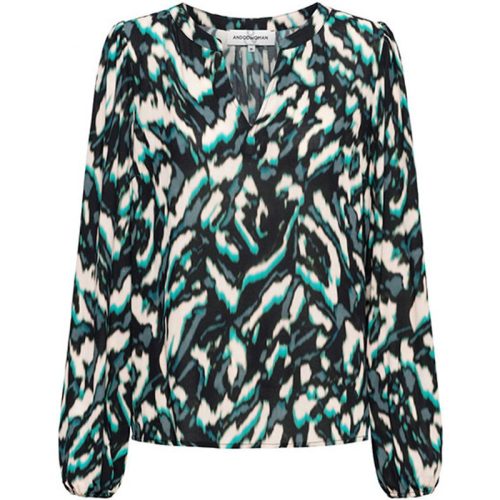 &Co Woman &co women blouse emily mineral green multi