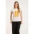 Smashed Lemon 24687 witte t-shirt met gouden ‘luck’ print