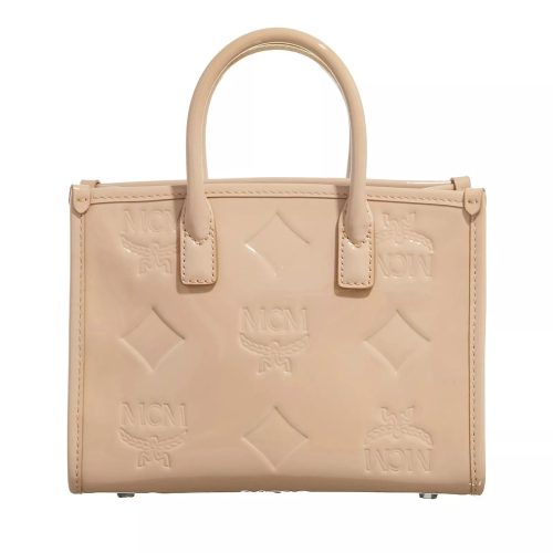 MCM Totes & shoppers – Munchen Eb Maxi Mn Lthr Tote Medium in beige