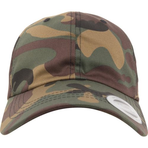 Yupoong Camo katoen twill laag profiel baseball cap