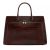 Isabel Bernard Totes & shoppers – Honoré Nadine Croco Brown Calfskin Leather Handbag in bruin