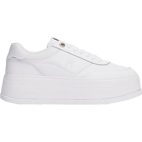 Tommy Hilfiger Platform sneakers van leer