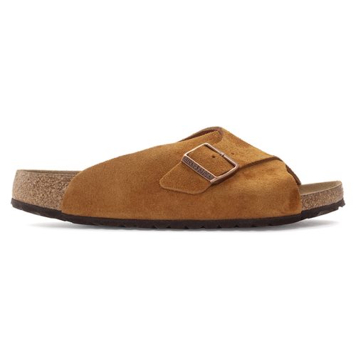 Dames muiltjes Birkenstock Arosa Soft Footbed Suede Leather