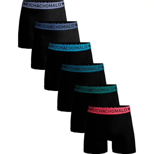 Muchachomalo Heren 6-pack boxershorts effen