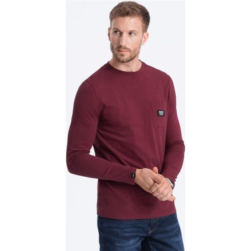 Ombre Longsleeve heren bordeaux san remo