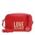 Love Moschino Satchels – Borsa Bonded Pu in rood