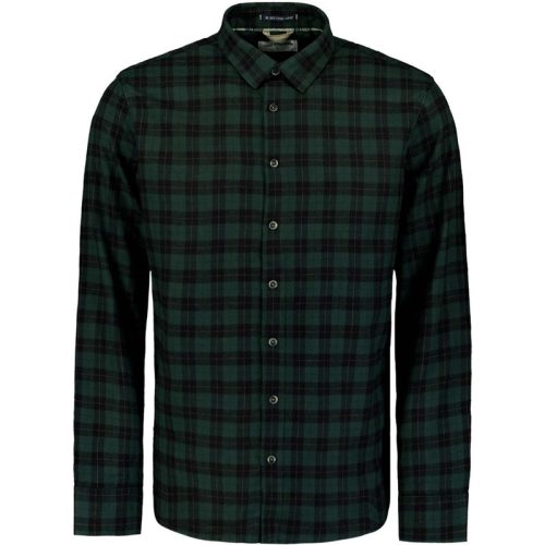 No Excess Shirt check dark green