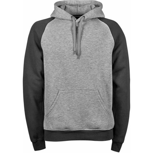 Tee Jays Heren two-tone hooded sweatshirt