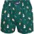 Happy Shorts Wijde kerst boxershort heren sneeuwpop + gingerbread