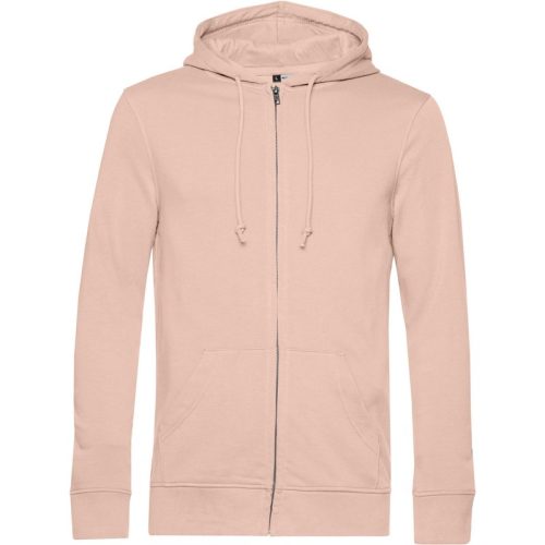 B and C Unisex inspire organic full zip hoodie voor volwassenen