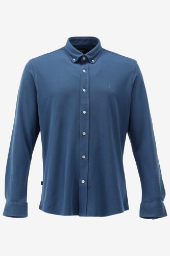 Butcher of blue casual shirt robbins clean pique shirt