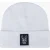 Black Donkey Beanie original i white