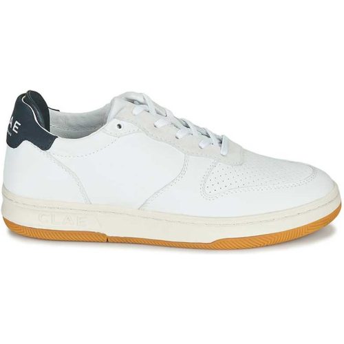 Clae  Heren sneaker milled leather navy cl20ama03 white