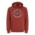 2-hals sweatshirt met capuchon en logo Jack & Jones